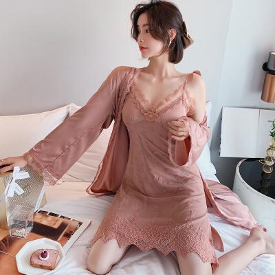 China Breathable Wholesale Chinese Silk Custom Bathrobes For Women for sale