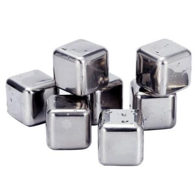 China Hot Sustainable Best Quality Selling Most Popular Design Stainless Steel Ice Cubes for sale