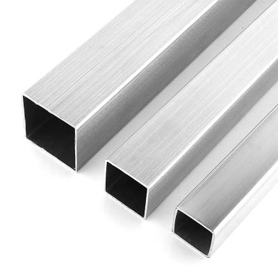 China Handrail Moderate Price Vinmay 430 Grade Brush Finish Stainless Steel Square Tube For Apartment Mall for sale