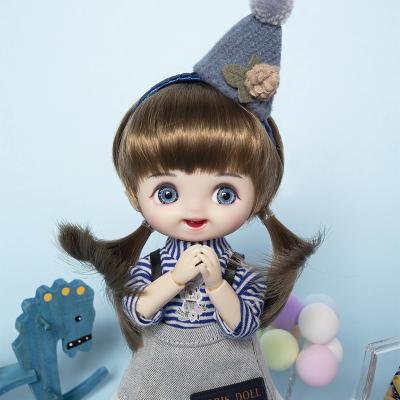 China Cartoon Mende Fashion Doll Factory Wholesale 8 Slot Joint BJD/ob11ob14 Doll Dress Up Game ABS Material Enamel Detachable Girl Doll To for sale