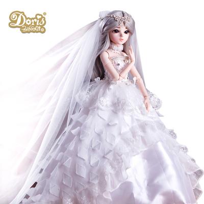 China Lace up DORIS 1/3 60cm BJD Doll Versatile Clothes for sale