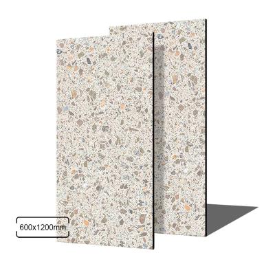 China Rustic Tiles 60 x 120 Glazed Rustic Terrazzo Look Porcelain Tile For Shower for sale