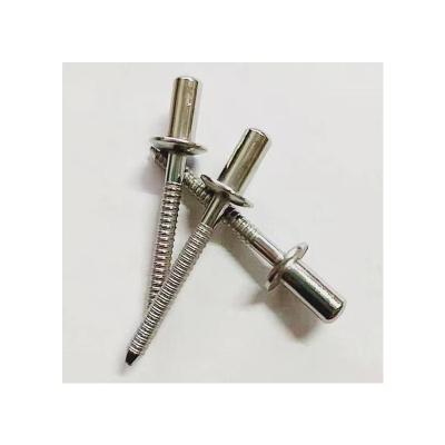 China Selling Stainless Steel Quick Assemble Car 3.2 X 6 Mm Hole Steel Round Head Plugged Rivet for sale