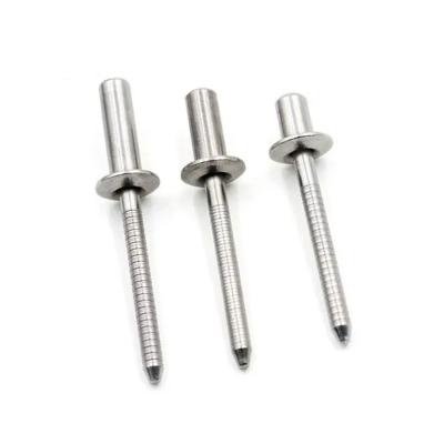 China Low price stainless steel 4.0 x 10mm blind rivet narrow end sealed din 7337 steel shank aluminum blind rivets for sale