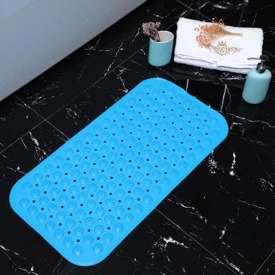 China Waterproof High Quality Anti Slip Bathroom PVC Bath Shower Mat Floor Bathtub Mat Foot Massage for sale