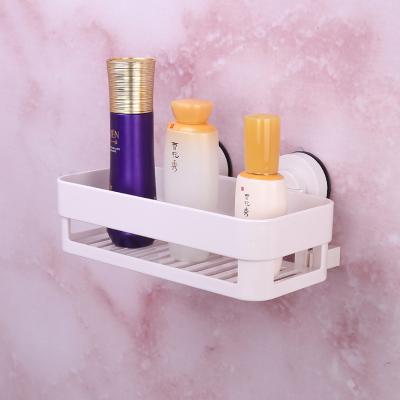 China Plastic Soap Shower Hot Sale Kitchen Bathroom Shelf Kitchen Storage With Suction Cup for sale