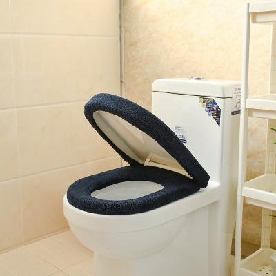 China 2019 Polyester Filament Hot Soft Washable Toilet Seat Cushion Disposable Toilet Seat Cover for sale