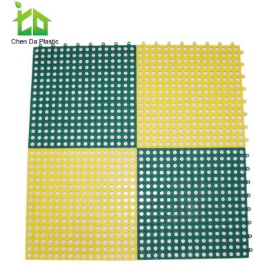 China 2020 Anti-bacteria Custom Color Interlocking Plastic Floor Mat for sale