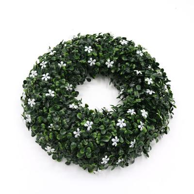 China Home Garden Office Wedding  Decoration Wholesale Wreath 24 Inches  Artificial Christmas Wreath Enhances Front Door Decorc Faux Wreath for sale