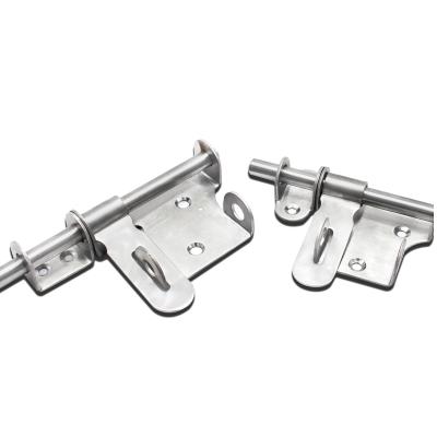 China Safe High Quality Stainless Steel Barrel Turn Bolt Door Latch Lock Door Latch for sale