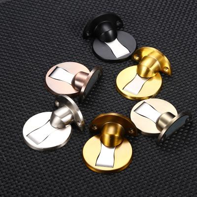 China Easy Installation Good Quality Furniture Stainless Steel Heavy Duty Magnetic Door Stopper for sale