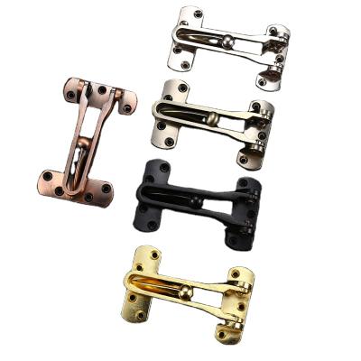 China Modern Hotel Room Door Security Buckle Guard Door Lock Bolt Anti-theft Buckle For Apartment for sale