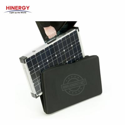 China Marine Hinergy Quality Frame Portable rv caravan kits 12v solar charger folding solar panel price for sale