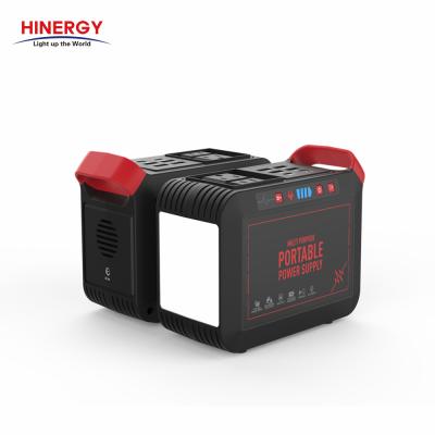 China Home Portable Power Bank Lithium Ion Battery Hinergy Mini Solar Generator Kit Price List for sale