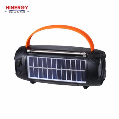 China Home Portable Mini Wireless Blue Tooth Speaker Solar Lighting System with FM Radio MP3 Player for sale