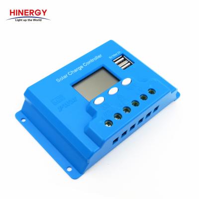 China Solar system controller Hinergy Lifepo 4 lithium battery solar PWM charge controller with cheap price for sale