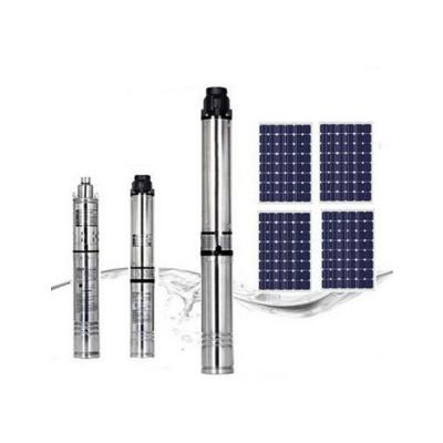 China Marine Submersible Deep Well Pump DC Solar Power Borehole Water Pump System For Irrigation for sale