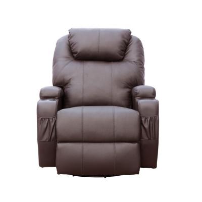 China Massage Massage Heated 360 Degree Power Swivel Rocker Recliner Chair With Cup Holders For Salon for sale