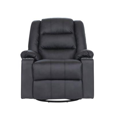 China MEIMIN Hot Sale Leather Rock Swivel Recliner Chair Manual Massage Sofa Leisure Chair for sale