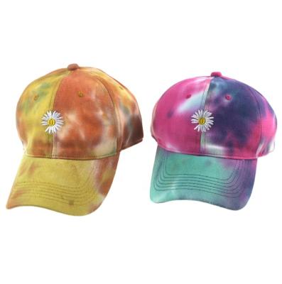 China COMMON MOST POPULAR Custom Tie Dye Cotton Twill Embroidery OEM Fashion Baseball Cap Customizable Dad Hats Wholesale for sale