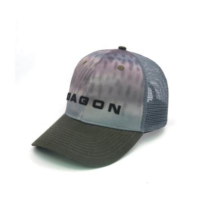 China JOINT JOINT design your own all over sublimation trucker hat on Mesh Hat Embroidered Two Tone Mesh Tracker Hat for sale