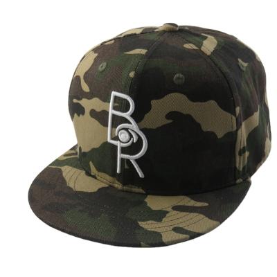 China High Quality JOINT Camouflage Snapback Hats With Logo Embroidery Men's Flat Bill Custom Baseball Cap for sale