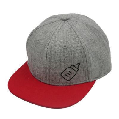 China High Quality Flat Snapbacks Fashion Toddler Baby Hat Baseball Hip Hop Kids Wool-acrylic Hat for sale