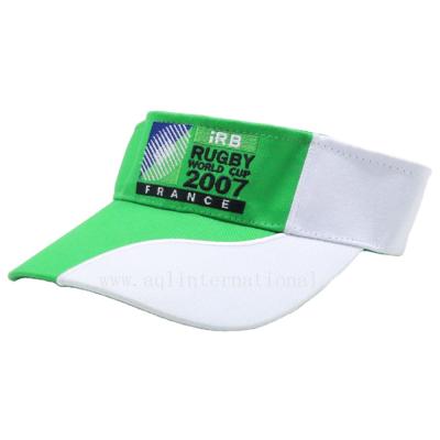 China Custom Wholesale Character OEM&ODM 100% Cotton Embroidery Sports Running Soccer Visor Hat Face Mask Hat for sale