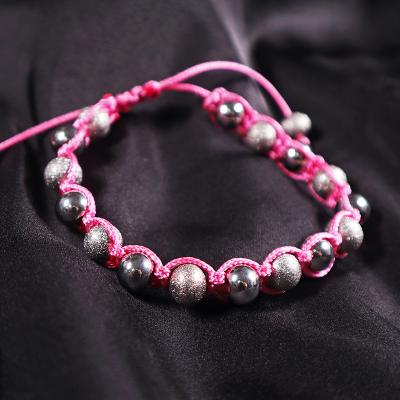 China Handmade Card Fashion Jewelry 8mm Stainless Steel Beads Bracelet for sale