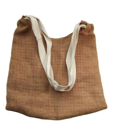 China Handled Jute Shopping Bags and Jute Travel Bags for sale