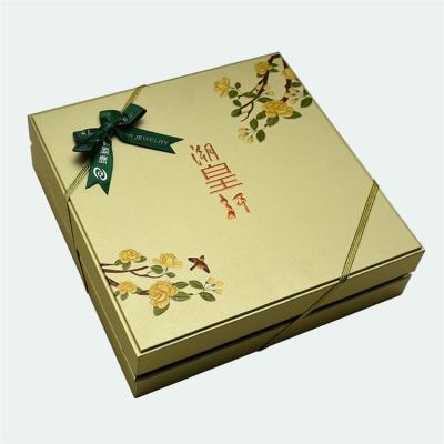 China High Quality Recycled Materials Gift Box Beautiful Luxury Hardcover Recycled Materials Nylon Package Box With Matte Lamination for sale