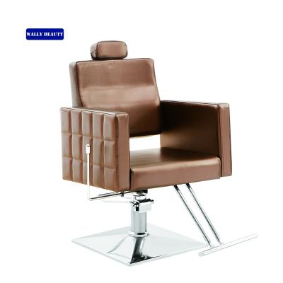 China Wallybeauty modern cheap reclining chair with headrest hair barber chair for sale