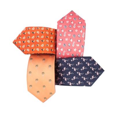 China Custom 100% Polyester New Design Business Fashion Pattern Male Polyester Men Neck Ties For Suit for sale