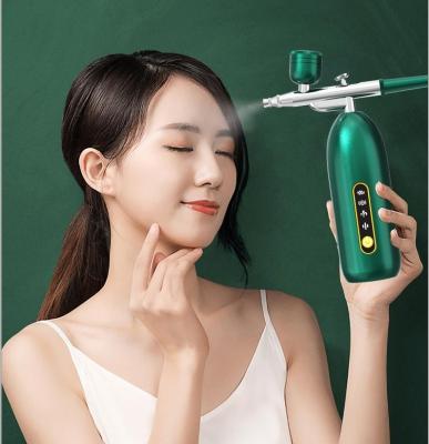 China Portable Electric Facial Massager Home Use Hydrating Moisturizer Hyperbaric Oxygen Jet Injector Face Mist Sprayer for sale