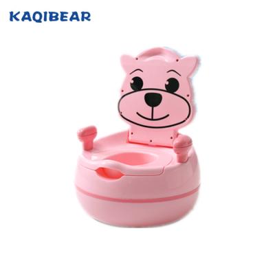 China Handsome Eco-freindly Cow Modern Portable Baby Potty Toilet Chair Plastic Training Seat for Kids for sale