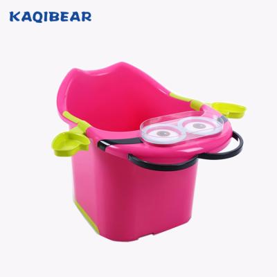 China Hot selling pp KAQIBEAR cartoon baby bathtub / colorfull children's bath bucket for sale