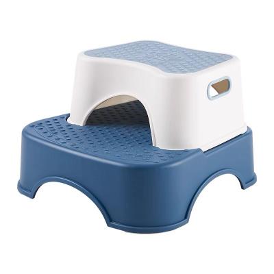 China Modern High Quality Portable Plastic Kids Two Step Stool for sale