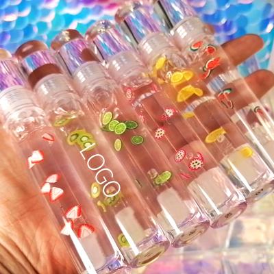 China Hot selling lip oil vegan hot clear lip oil moisturizing private label lip plumper seasoning plumper oil for sale