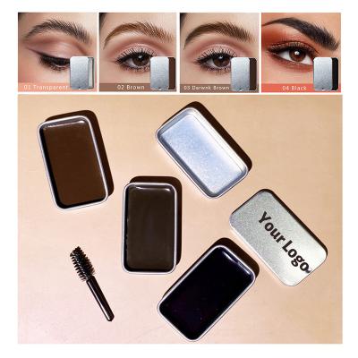 China Custom Logo Waterproof Eyebrow Waterproof Soap Kit Wild Brows Have Roots Private Label Eyebrow Clear Wax for sale