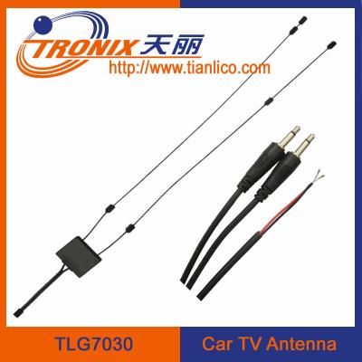 China active car tv antenna with amplifier/ active uhf vhf tv signal amplifier TLG7030 for sale