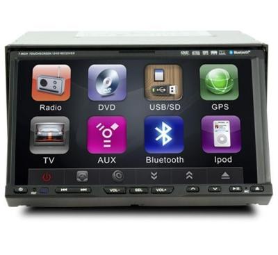 China double din car dvd with 7 inch HD 800*480pixes touch screen for Automotive for sale