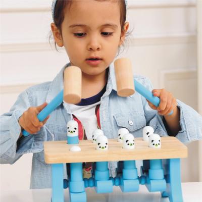 China China Factory High Quality Montessori Cartoon Knocking Play Bench Baby Wooden Grinding Children Play On Sale for sale