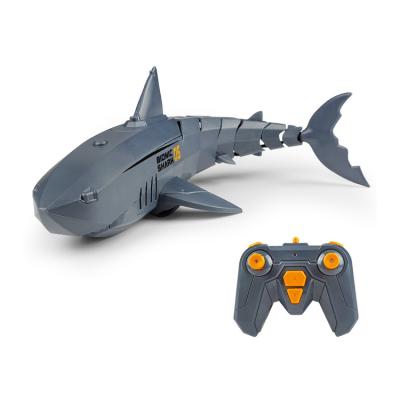 China 4 Channels 2.4G Shark Radio Control Toy Water Toys Boys Girls Waterproof Waterproof Eco-friendly Material Kids RC Toy for sale