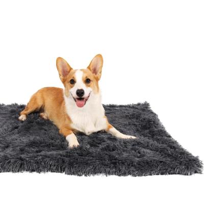 China 2021 New Design Double Layer Plush Travel Large, Medium And Small Pet Warm And Comfortable Blanket for sale