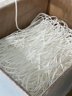 China 3,5 mm witte elastische oorlus platte polyester elastische oorlus voor masker Te koop