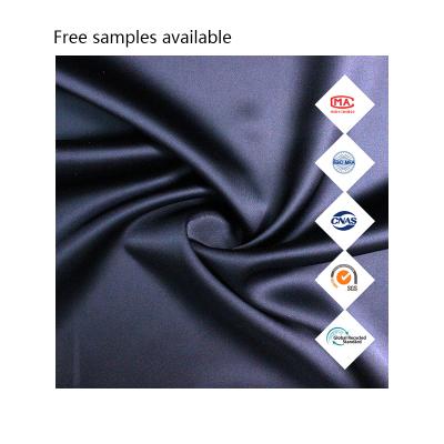 China Waterproof provide quality inspection sheet. elastic stretch shimmer satin eight silk fabric for sale