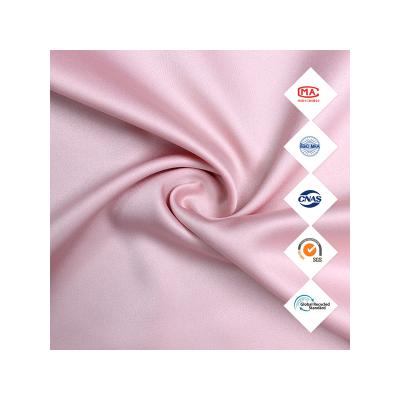 China Shrink-resistant provide free samples. duchess matte silk satin fabric bulk for wedding dress for sale