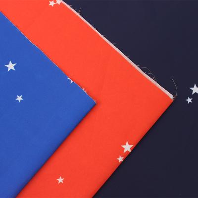 China Waterproof 75D Memory Fabric Star Print For Garment for sale