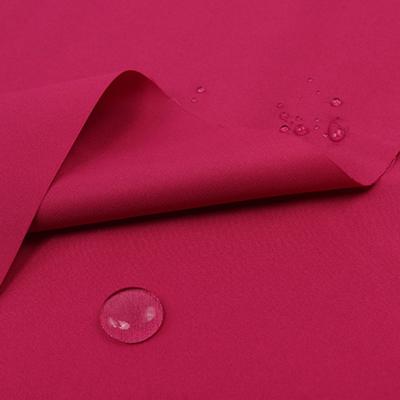 China Wholesale Stock 100% Polyester 75D 240T 250 Pongee Fabric Different Color Waterproof To Scratch Jacket for sale