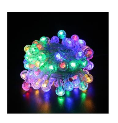 China 2021 Modern Decorative Garden Fairy Lights 100 Led Solar Power Bubble Ball LED String Light For Decoration for sale